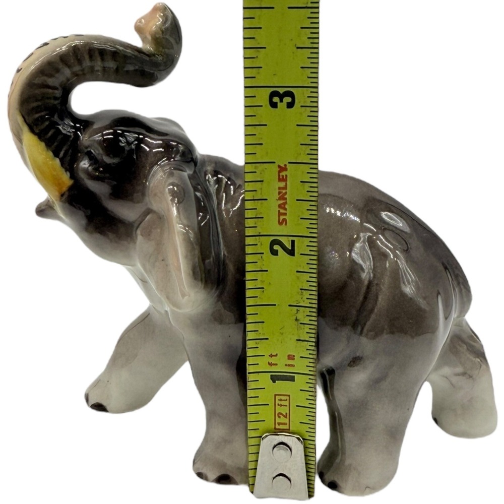Unbranded New Orleans Elephant Figurine Trunk Up Ceramic Souvenir Vintage Japan - Picture 8 of 9